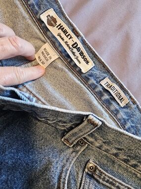 Harley-Davidson MENS Blue Jeans 40x32